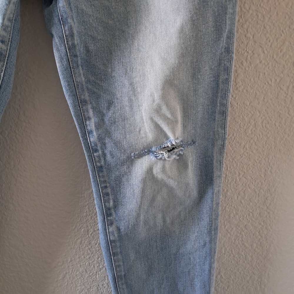 Moussy Vintage Hillrose Ankle Crop Jeans. Blue Size 29 Made In Japan Light Wash - Picture 4 of 10